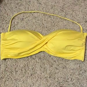Yellow bikini top